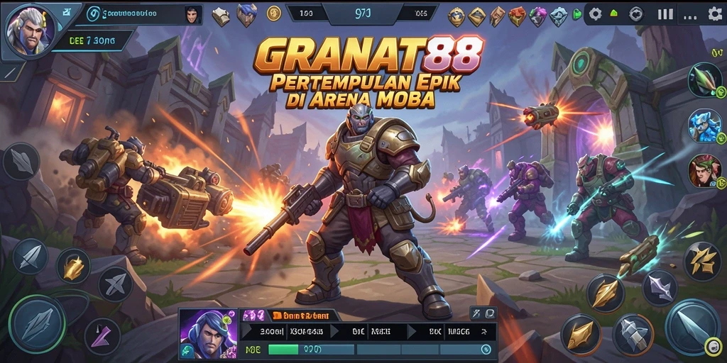 Tangkapan layar gameplay <strong>GRANAT88</strong> menampilkan aksi pertempuran yang seru dan grafik yang memukau.
