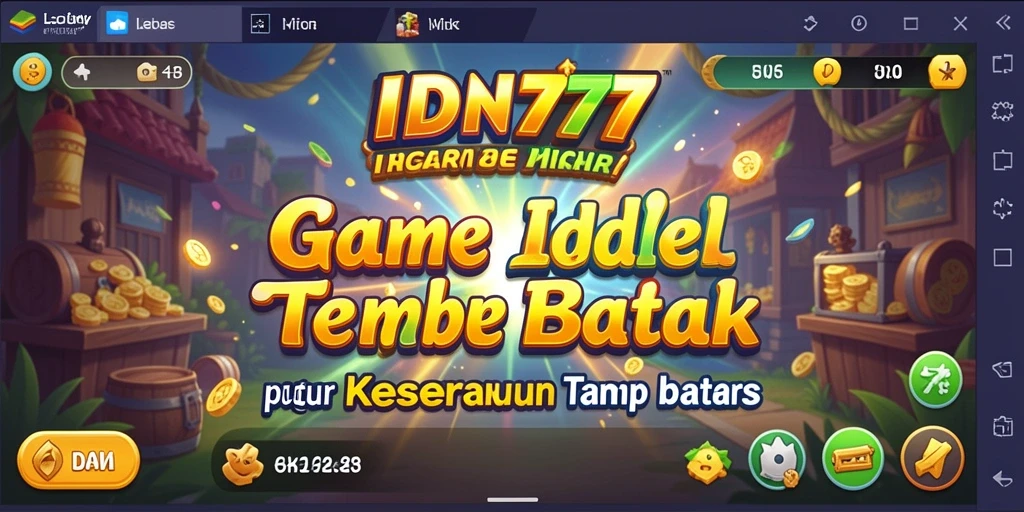 Screenshot gameplay IDN777 menampilkan karakter yang sedang mengumpulkan sumber daya.