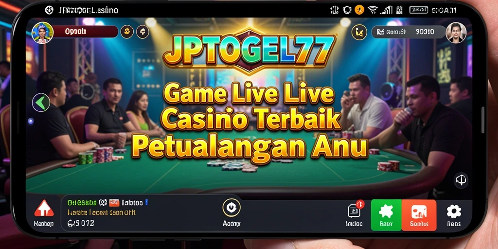 Tampilan gameplay menegangkan di JPTOGEL77 dengan dealer profesional.