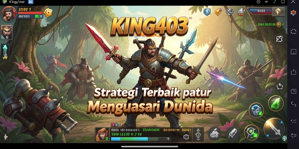 Tampilan gameplay KING403 yang menunjukkan strategi dan taktik pertempuran.