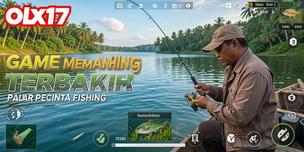 Tangkapan ikan besar dalam permainan memancing OLX17.