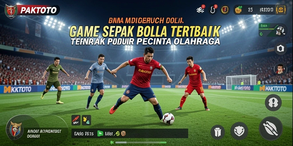 Tangkapan layar PAKTOTO menampilkan aksi seru permainan sepak bola.