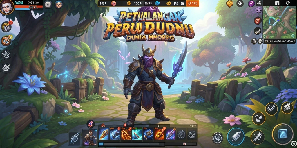 Tampilan gameplay R6R6 yang menakjubkan dengan aksi seru di dalam dunia MMORPG.
