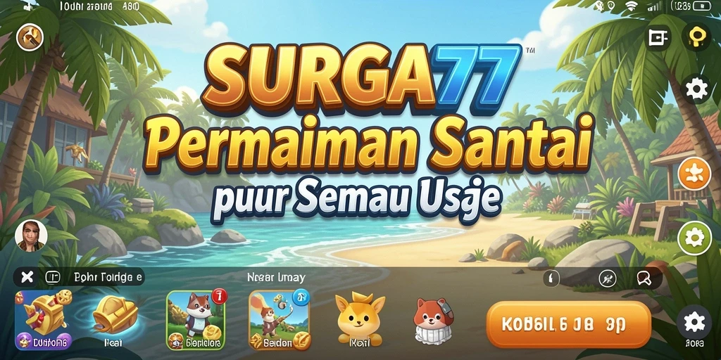 Tangkapan layar mengilustrasikan gameplay SURGA77 yang mengasyikkan dan penuh warna.