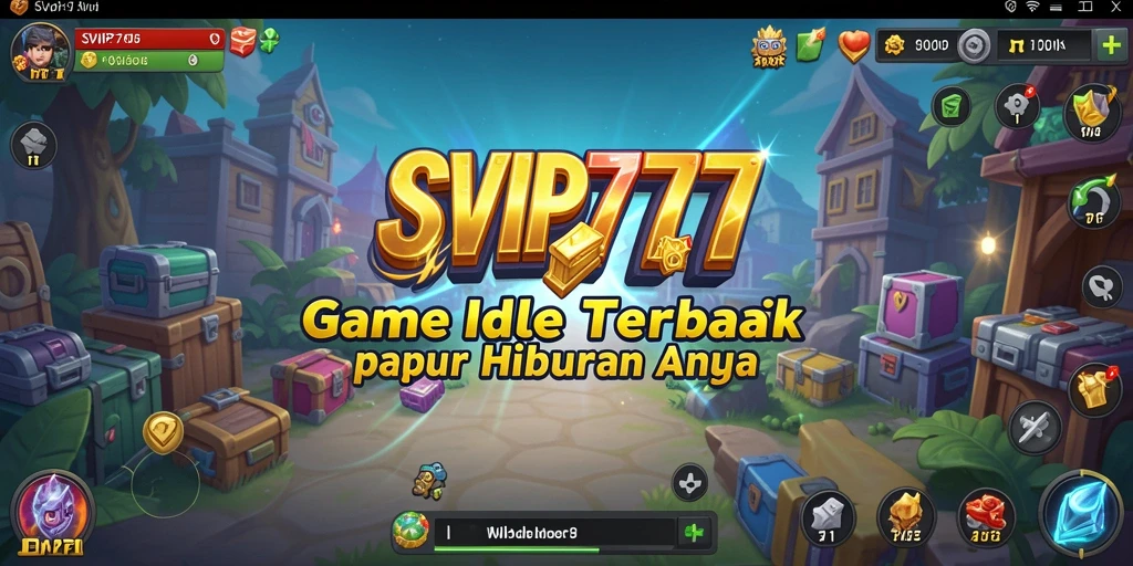 Tampilkan gameplay menarik dalam SVIP777 dengan karakter mengumpulkan sumber daya.